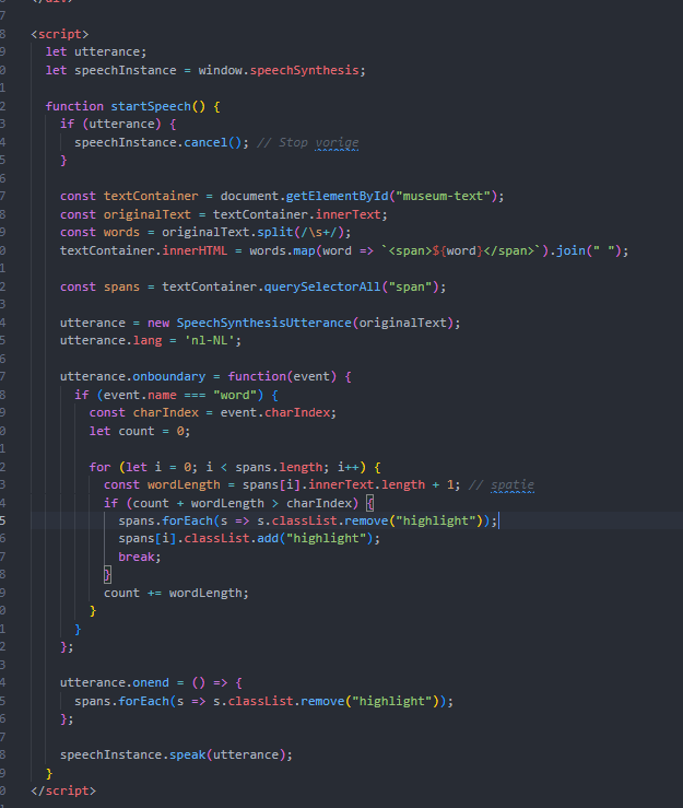 Technische screenshot 3